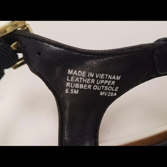 NWOT MICHAEL KORS Black Sandals, Size 6 1/2 - Picture 5 of 5